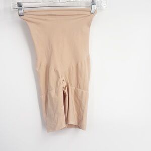 Spanx High Waisted Shaping Shorts size Large Nude